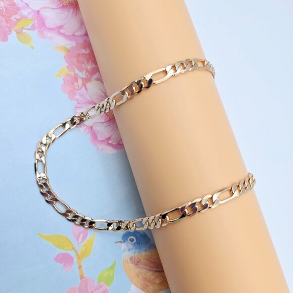 Rose Gold Link Chain Necklace for Women - 19.6 Inch Length, XPNL0075 - Picture 5 of 12